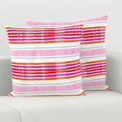 moroccan pink orange cloth  stripes 