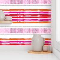 moroccan pink orange cloth  stripes 