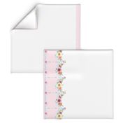 French Country Floral - Pink Border