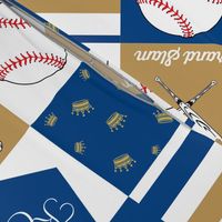 Kansas City inspired baseball quilt