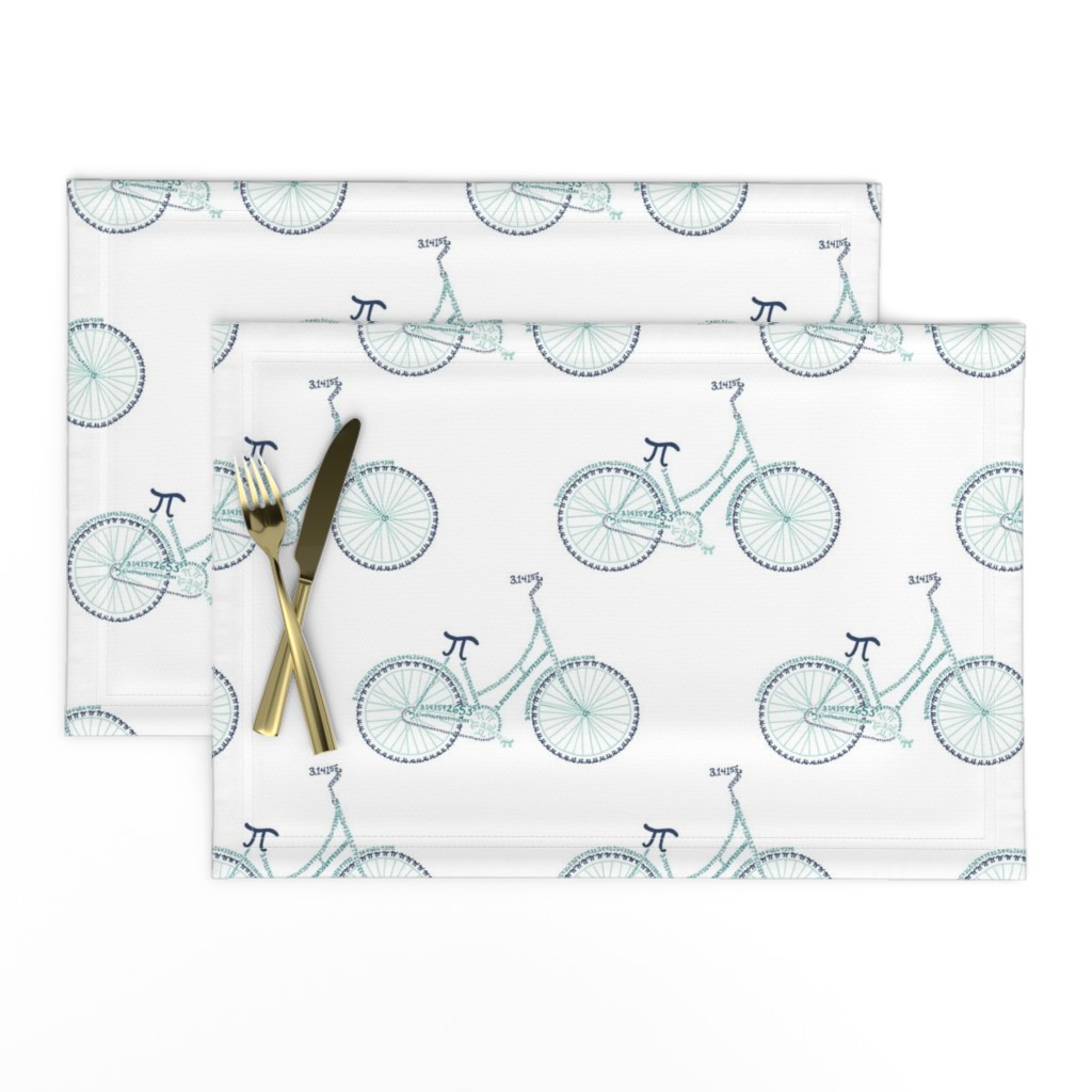 Pi-cycle in teal and navy (6" bike)