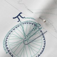 Pi-cycle in teal and navy (6" bike)