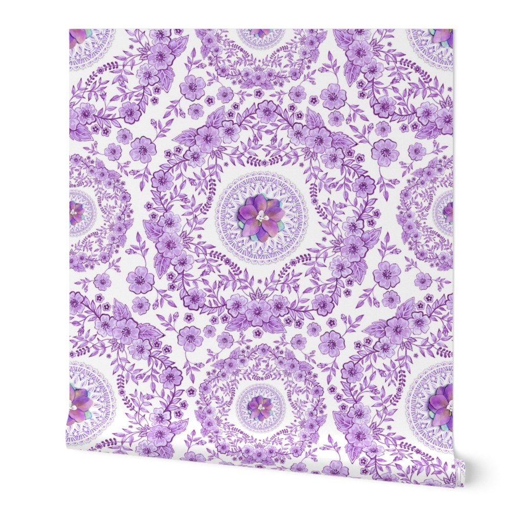 Ultra violet floral