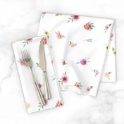 French Country - Floral and Pink Border