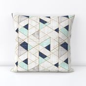 Mod Triangles Vintage_Navy Mint-rotate