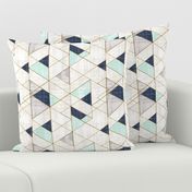 Mod Triangles Vintage_Navy Mint-rotate