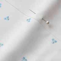 French Country Floral - Blue Dots