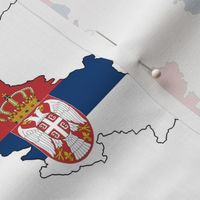 Serbian Flag Overlay // Large
