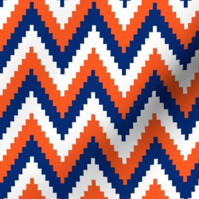 ric rac // blue and orange