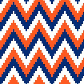 ric rac // blue and orange