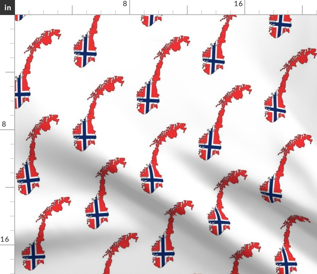 Norwegian Flag Overlay // Large