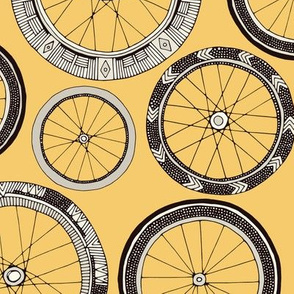 bike wheels butter