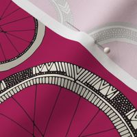 bike wheels pink