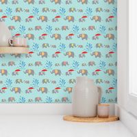 Elephant Fun Kids Print