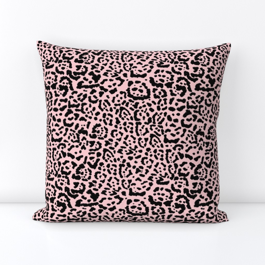 Jaguar Print Nude Peach Pink