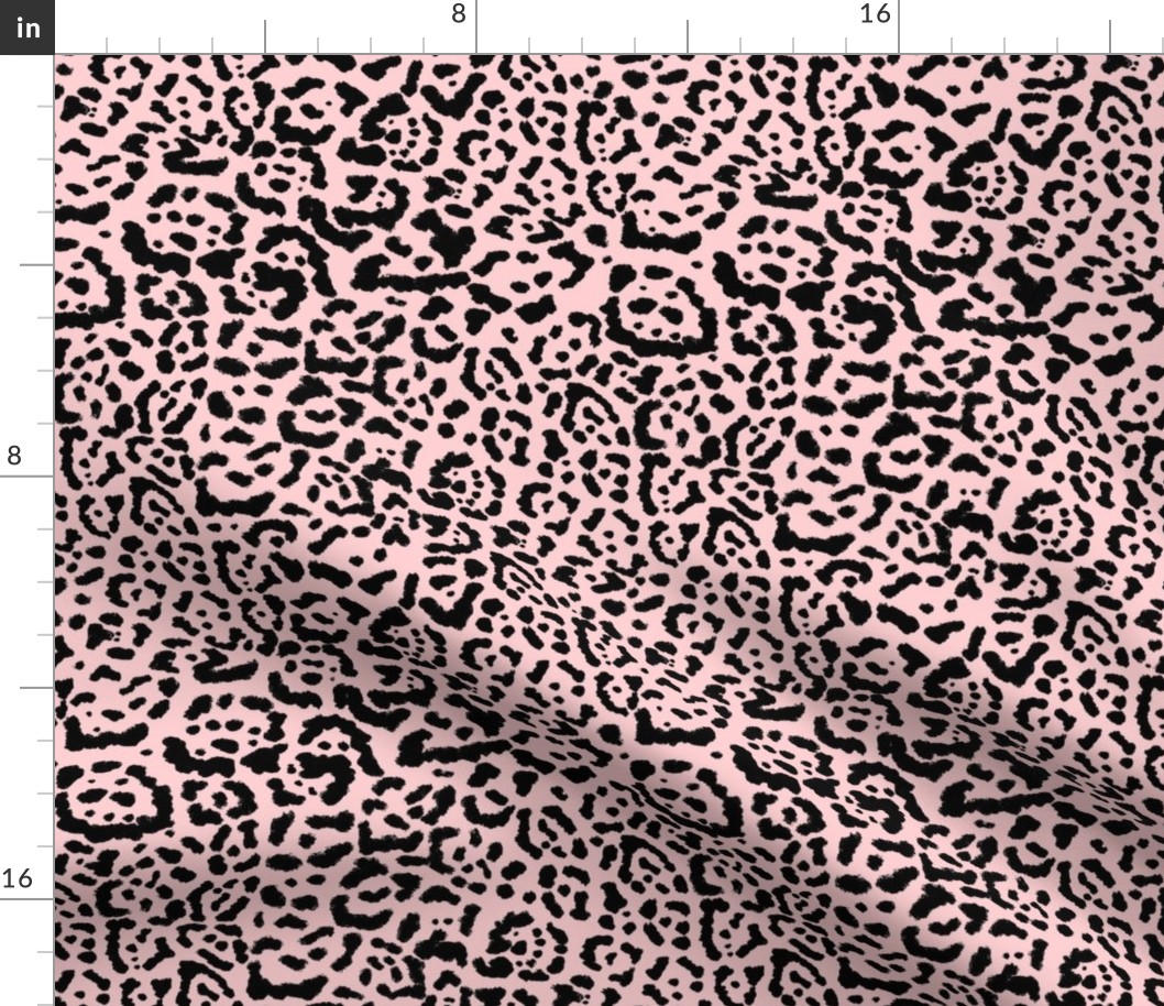 Jaguar Print Nude Peach Pink