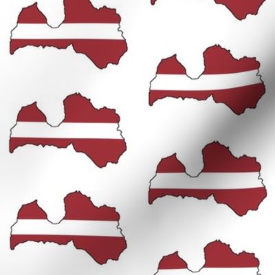 Latvian Flag Overlay // Large