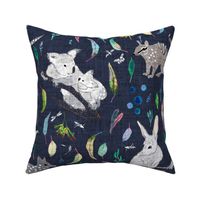 Terra Australis Marsupials (night sky) LARGE