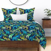  Asian Elephant Paisley Raindrops