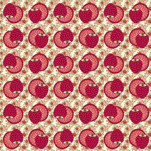 Strawberries and Roses Collage