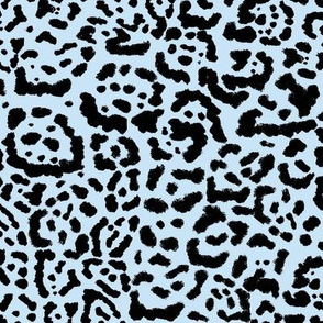 Jaguar Print Baby Blue