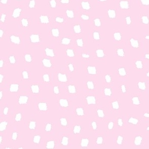 White On Pink Dots