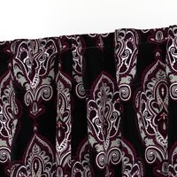 Elegant Holiday Limited Color Palette Damask and Coordinate