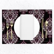 Elegant Holiday Limited Color Palette Damask and Coordinate