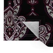 Elegant Holiday Limited Color Palette Damask and Coordinate