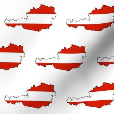 Austrian Flag Overlay // Large