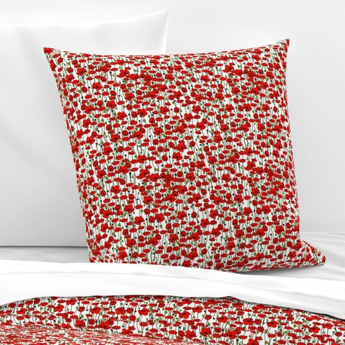 Poppy field - white - small