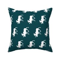 moose on dark teal || the yellowstone collection (90)