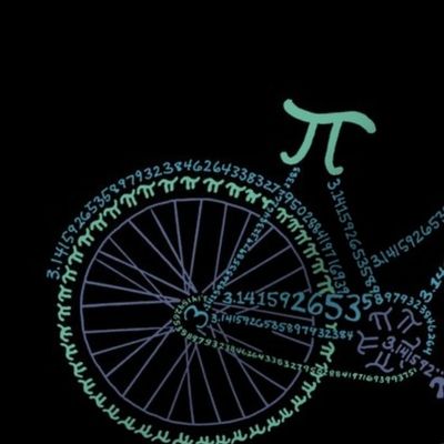 Pi-cycle in jazz colors (12" bike)