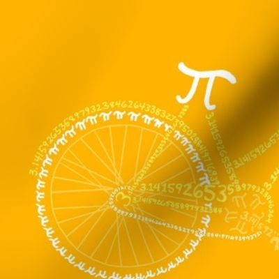 Pi-cycle in gold and yellow (12" bike)