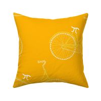 Pi-cycle in gold and yellow (12" bike)