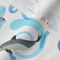 vaquita white swirl