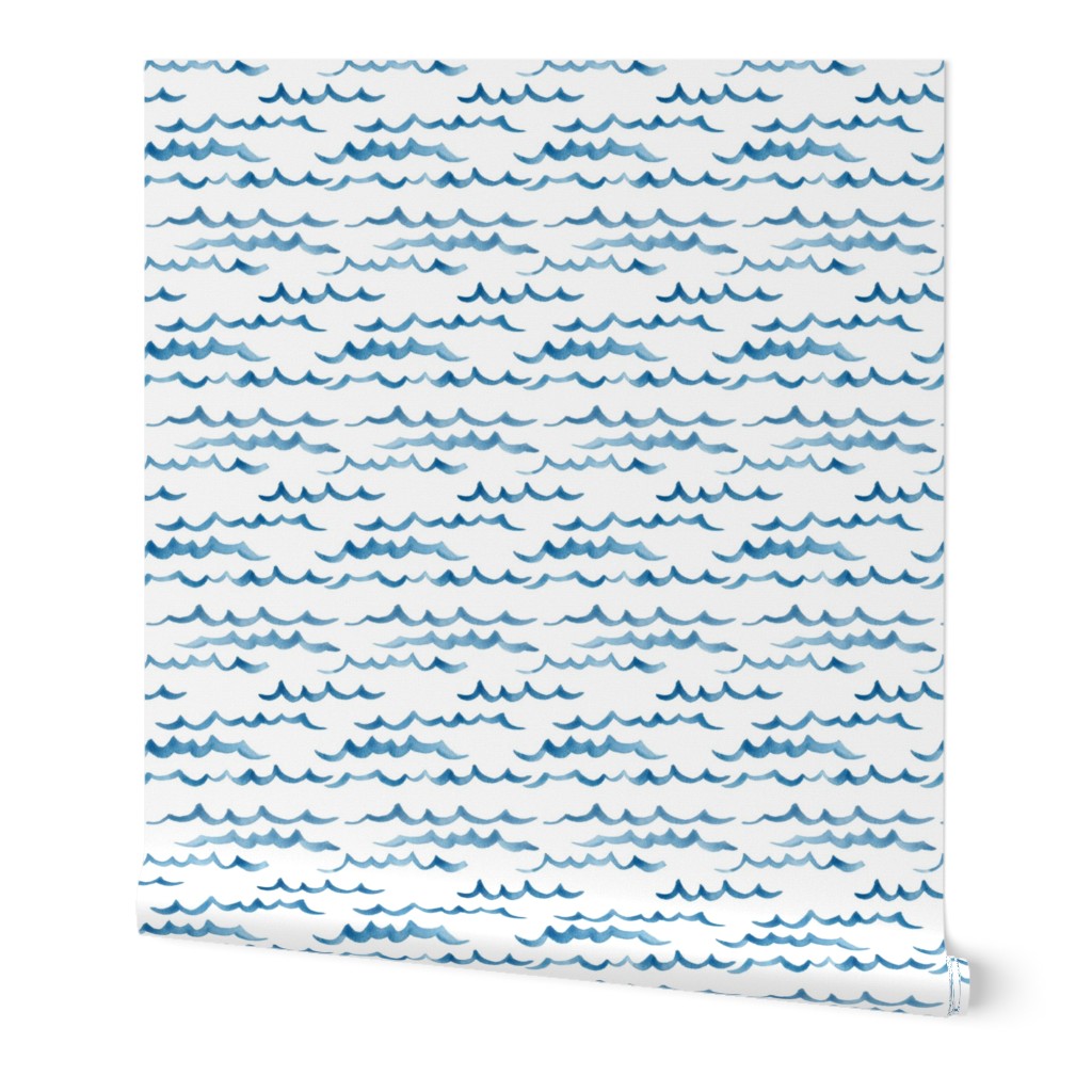 ocean waves / / nursery baby kids simple design 