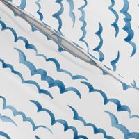 ocean waves / / nursery baby kids simple design 