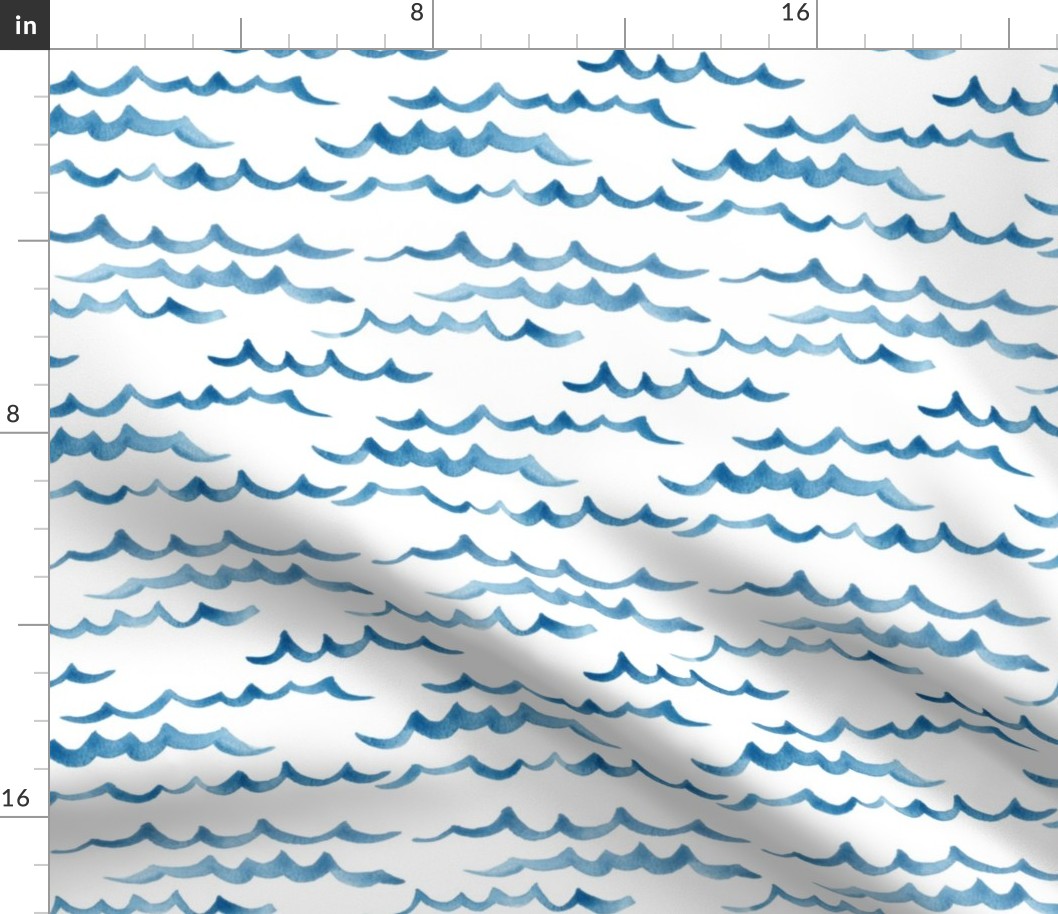 ocean waves / / nursery baby kids simple design 