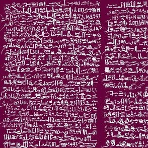 Egyptian Script on Tyrian Purple // Small