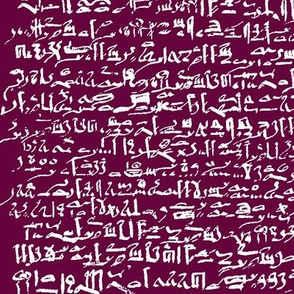 Egyptian Script on Tyrian Purple // Large