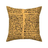 Egyptian Script on Casablanca Yellow // Large