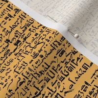 Egyptian Script on Casablanca Yellow // Small