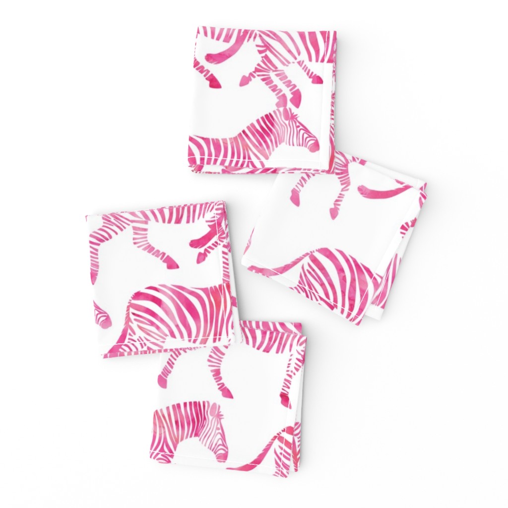 zebras in pink