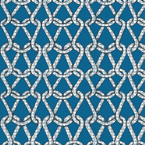 endless knots (light blue white)50 