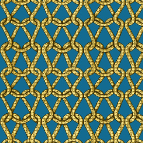 endless knots (light blue yellow)50 