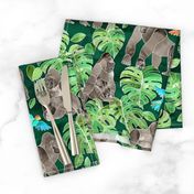 Gorillas in the Emerald Forest - large print