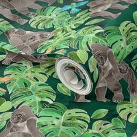 Gorillas in the Emerald Forest - small print