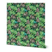 Gorillas in the Emerald Forest - small print