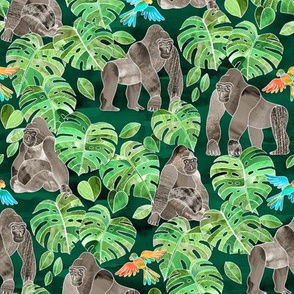 Gorillas in the Emerald Forest - small print